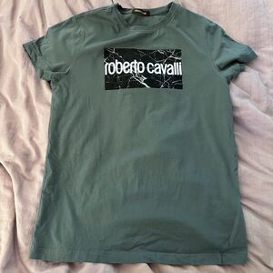 Roberto Cavalli Men's T-Shirt XL (fits like M-L)